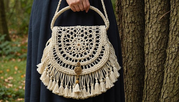 Sac à main en macramé : l'élégance bohème à prix doux
